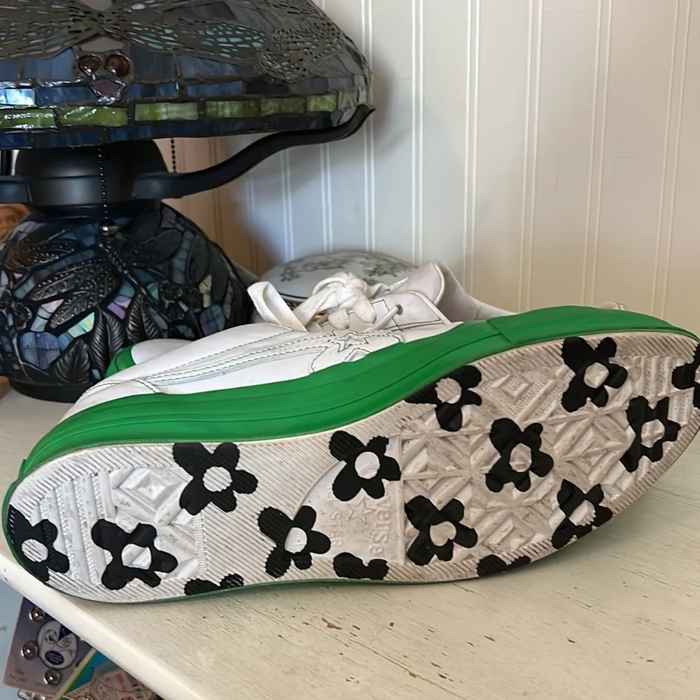 Converse One Star Golf Le Fleur green white size 12 euro shoes sneakers - Picture 8 of 9